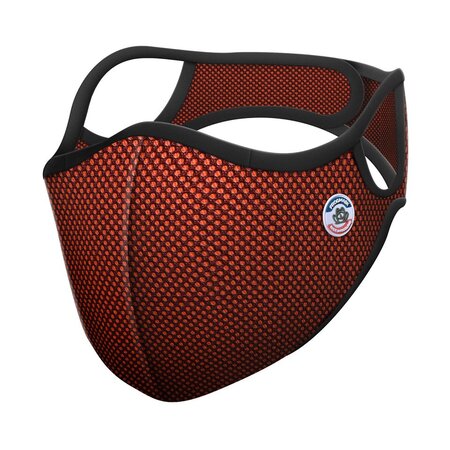 Masque anti-pollution FFP2 orange taille L (homme & femme)