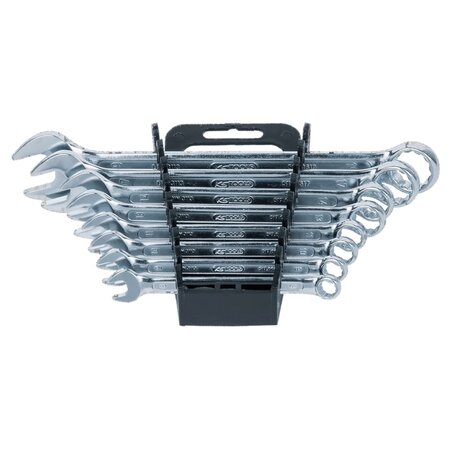 Ks tools clés mixtes avec support de rangement 8 pièces 8-19 mm