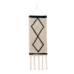 Suspension murale berbère beige 25 x 80 cm