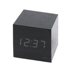 Thermomètre cube finition effet ébène - otio