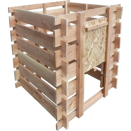 Composteur en bois de douglas naturel 379 litres