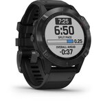 Garmin Fenix 6 Pro - Montre connectée GPS multisports - Black avec bracelet noir