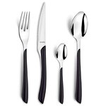 Amefa Set de coutellerie 24 Pièces Eclat Noir