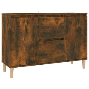 vidaXL Buffet Chêne fumé 103 5x35x70 cm Bois d'ingénierie