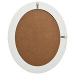 vidaXL Miroir mural style baroque 50x60 cm Blanc