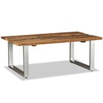vidaXL Table basse Bois de récupération massif 100 x 60 x 38 cm
