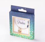 Bracelet pauline avec perles bleues