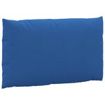 vidaXL Coussins de palette 3 Pièces bleu tissu oxford
