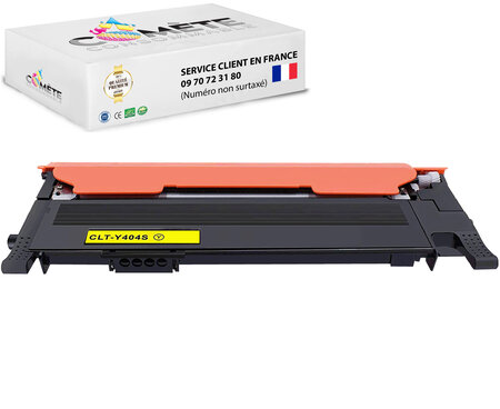 1 toner compatible avec samsung 404s jaune