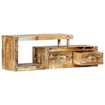 vidaXL Meuble TV 120 x 30 x 40 cm Bois de récupération massif