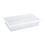 Bac en polypropylène gn1/1 100 mm avec couvercle - x 2 - vogue -  - polypropylène13 530x100x325mm