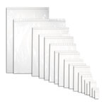 Lot de 10000 sachets plastiques à fermeture zip 100x150mm standard 50µ