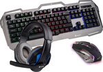 Pack 3 en 1 gamer (clavier/souris/casque) ngs gbx-1500 rgb (noir/gris)