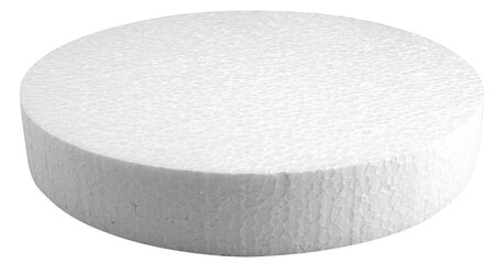 Disque en polystyrène Ø 15 cm épaisseur 4 cm