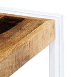 vidaXL Meuble TV 150 x 30 x 40 cm Bois massif de manguier