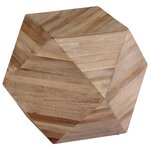 vidaXL Table d'appoint Teck recyclé 40x40x40 cm