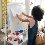 KidKraft Chevalet de luxe pour enfants Blanc