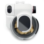 Bosch kitchen machine serie 2 blanc -700w - bol mélangeur inox 3 8 l - fouet - crochet pétrisseur - blender