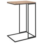 vidaXL Table d'appoint Noir 40x30x59 cm Bois d'ingénierie