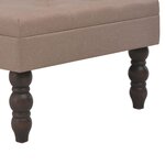 vidaXL Tabouret Marron 60x60x36 cm Polyester