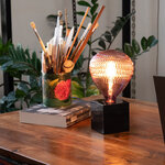 Ampoule led déco ballon rose  culot e27  4w cons.  300 lumens  lumière blanc chaud