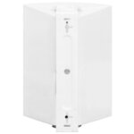 vidaXL Haut-parleurs stéréo muraux 2Pièces Blanc Intérieur Extérieur 120W