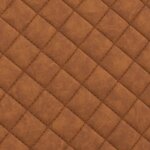 vidaXL Chaise cantilever Marron mat Similicuir