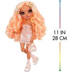 Rainbow high - poupée mannequin 28cm - peach