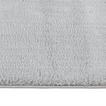 vidaXL Tapis shaggy doux lavable 200x290 cm Antidérapant Gris