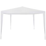 vidaXL Tente de réception 3x4 m Blanc