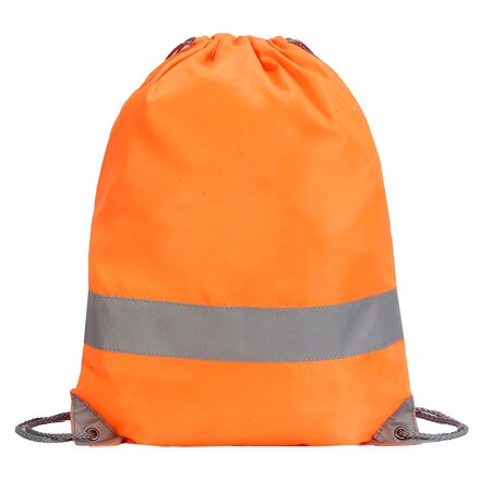 Sac à dos sécurité en toile 5892 - orange fluo