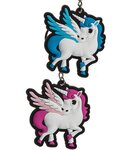 Porte-clés anneau licorne