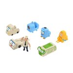 Coffret Figurines Super Wings Collector de 8 Transform'a'bot + 7 figurines WORLD AIRPORT CREW Saison 1
