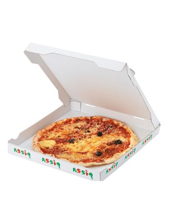 (lot  de 100 boîtes) boîte à pizza standard 31 x 31 x 3 5cm