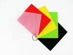 Plastique Fou Assortiment de couleurs 30 feuilles
