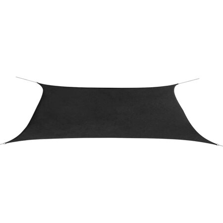 vidaXL Parasol en tissu Oxford rectangulaire anthracite 4x6 m
