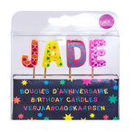 Bougies d'anniversaire jade
