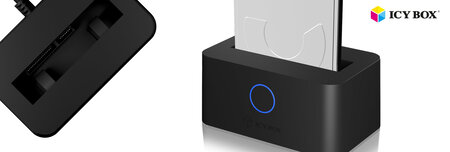 Icy box icy box ib-2501u3 - station d'accueil pour disque dur 2.5' avec interface usb 3.0