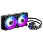 Msi mag coreliquid 280r boitier pc refroidisseur de liquide tout-en-un noir