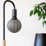 Ampoule déco led filament  aspect aiguilles de pin noir  g125  culot e27  4w cons. 2700k blanc chaud
