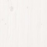 vidaXL Buffet Blanc 230x35x80 cm Bois massif de pin