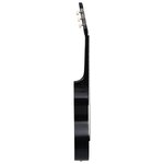 vidaXL Guitare classique avec sac pour débutants Noir 3/4 36"