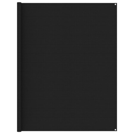 vidaXL Tapis de tente 250x250 cm Noir