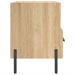 vidaXL Table de chevet chêne sonoma 40x35x47 5 cm bois d’ingénierie