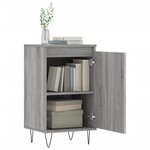 vidaXL Buffet sonoma gris 40x35x70 cm bois d'ingénierie