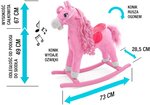 Cheval à bascule ROSE PRINCESSE