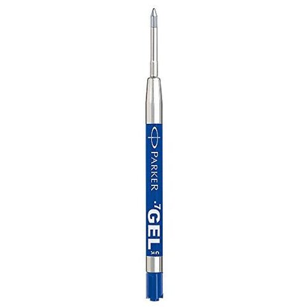 Recharge pour bille encre gel pointe moyenne encre bleu PARKER