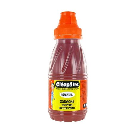 Gouache néfertari terre de sienne 250 ml cléopâtre