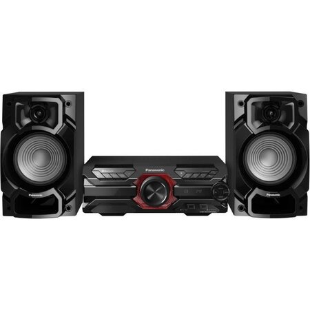 PANASONIC AKX320 - Mini Chaîne Hi-fi compacte - Bluetooth - 450W - Fonction Karaoké, double USB - CD+Radio FM