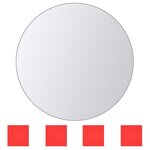 vidaXL Carreau de miroir 8 Pièces Multi-forme Verre
